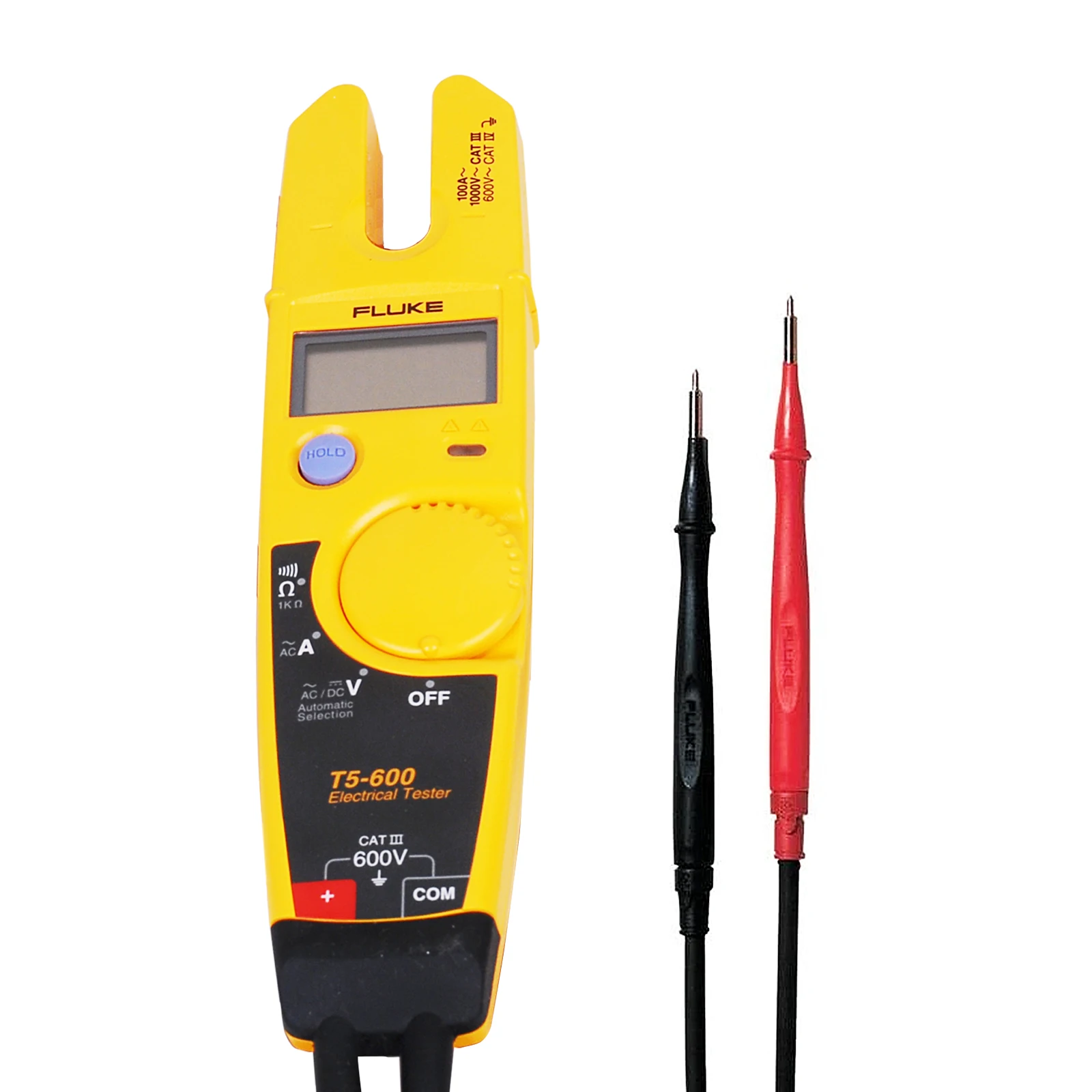 Fluke T5-600 Digital Clamp Meter Tester Elettrico Di Continuità Di Corrente E Tensione Ac/Dc Multimetro Strumenti Per Elettricisti