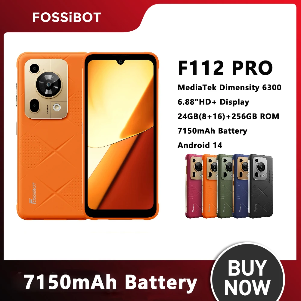 FOSSIBOT F112 Pro 5G 8+256 タフネススマホ FOSSiBOT F112 Pro 青色