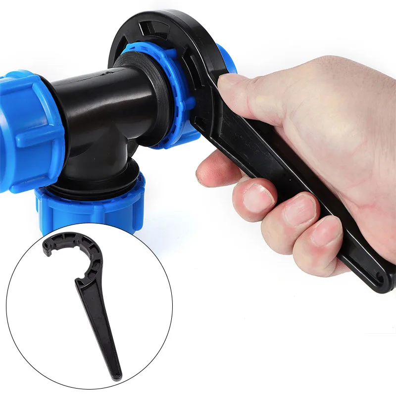 

20/25/32/40mm PE Pipe Fast Connecting Fittings Wrench Valve Lock Nut Special Wrench Gardening Irrigation Tubing Repair Tools