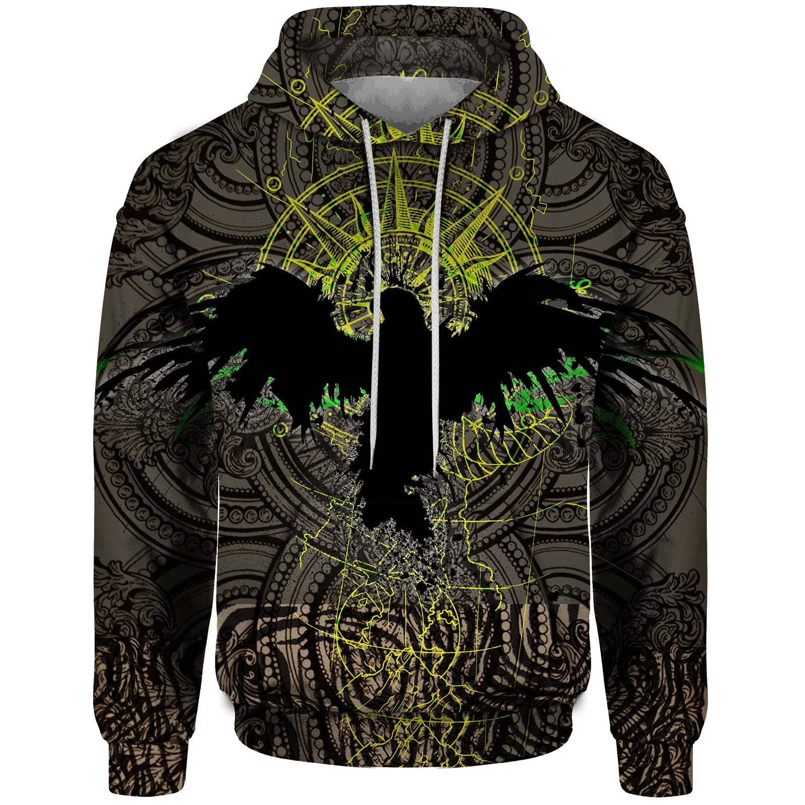 thumbnail image 1 of Sudadera con capucha para hombre, informal y versátil, con estampado de tigre a la moda, cómoda y con movimiento, 1 of 5