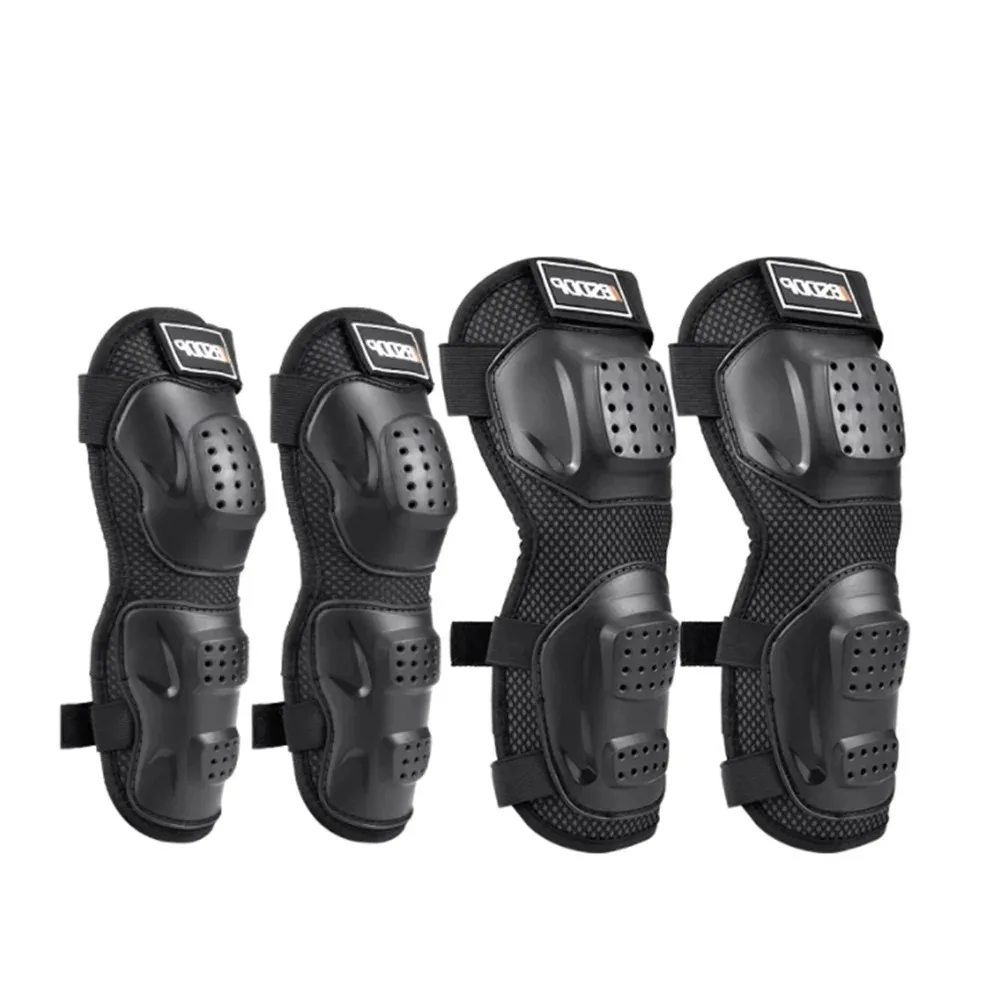 Motorcycle Knee Pads and Elbow Breathable Racing Off-Road Outdoor Sports Motociclista Protection Knee Four-piece Set motorcycle knee pad