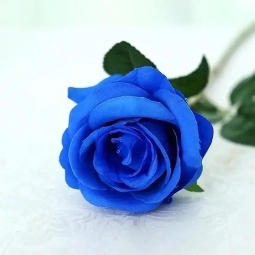 1 Pcs Artificial Flower Flannel Rose Fake Flower Wedding Home Decoration Artificial Flower Decoration Valentine's Day Gift 51cm