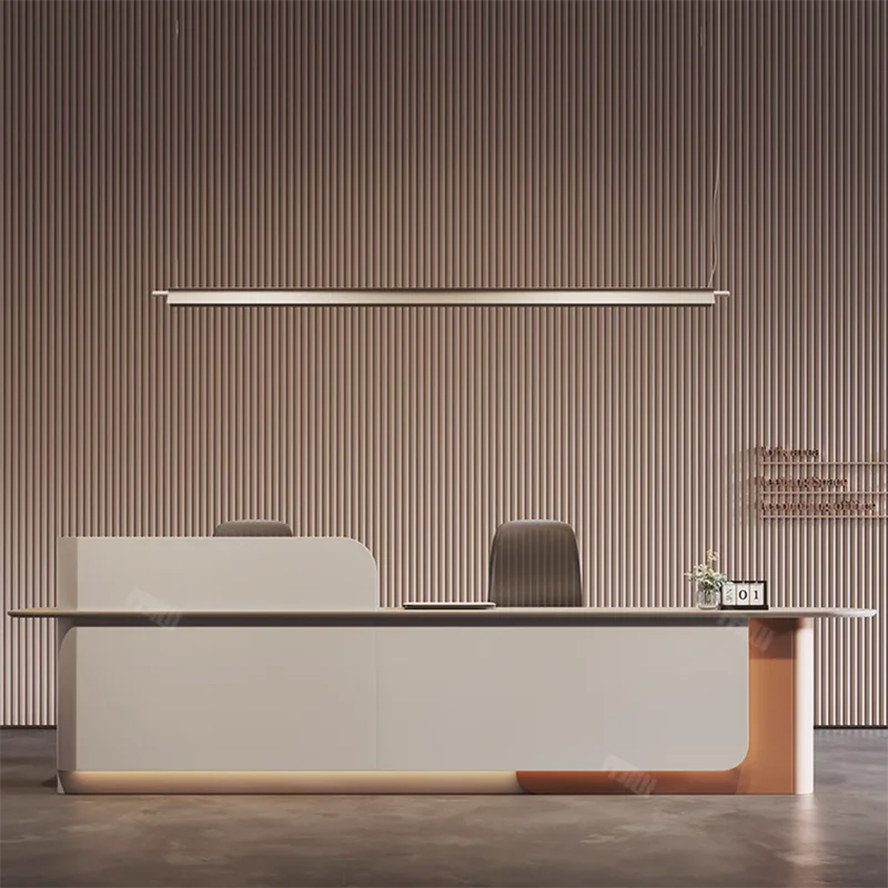 

Retail Front Massage Counter Spa Commercial Modern Reception Executive Counter Shop Office Mostrador Oficina Office Furniture