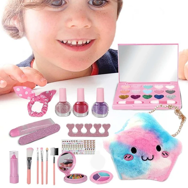 Toddler Makeup Kit DIY Washable Make Up For Kids Little Girl Toys