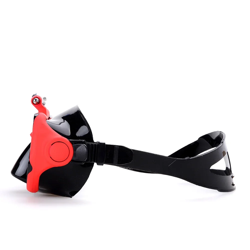 Myopia Diving Mask Gopro Bracket Anti-Fog Spray Resin Plastic Lens Swimming Snorkeling (1.5-6.0)