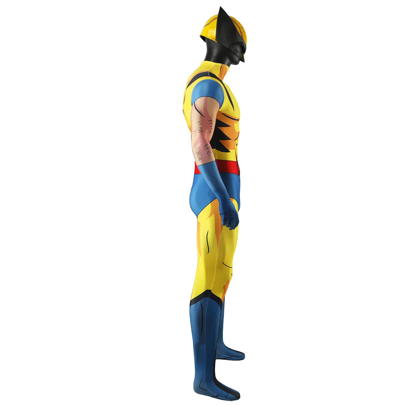 Marvel-Inspired Wolverine Cosplay Bodysuit for Men