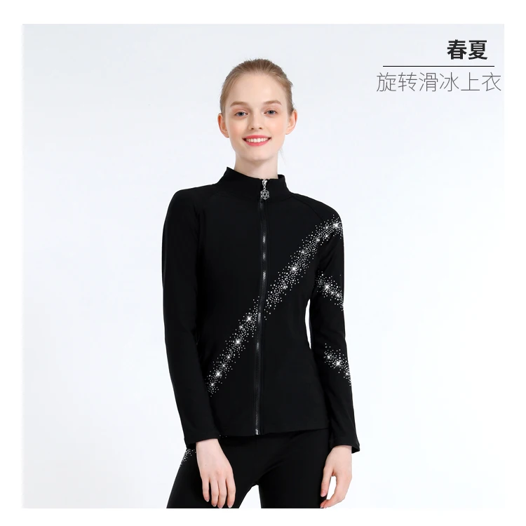 malla patinaje artistico niña Children's Patterned Thin Training Girls'  Spring/summer Performance Ice Skating Clothing - AliExpress