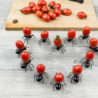 12 PCS Ants Food Fruit Picks decoration Ant Shape Forks Snack Cake Dessert Tableware for Home Kitchen Party Dinner Fruit Pick 1