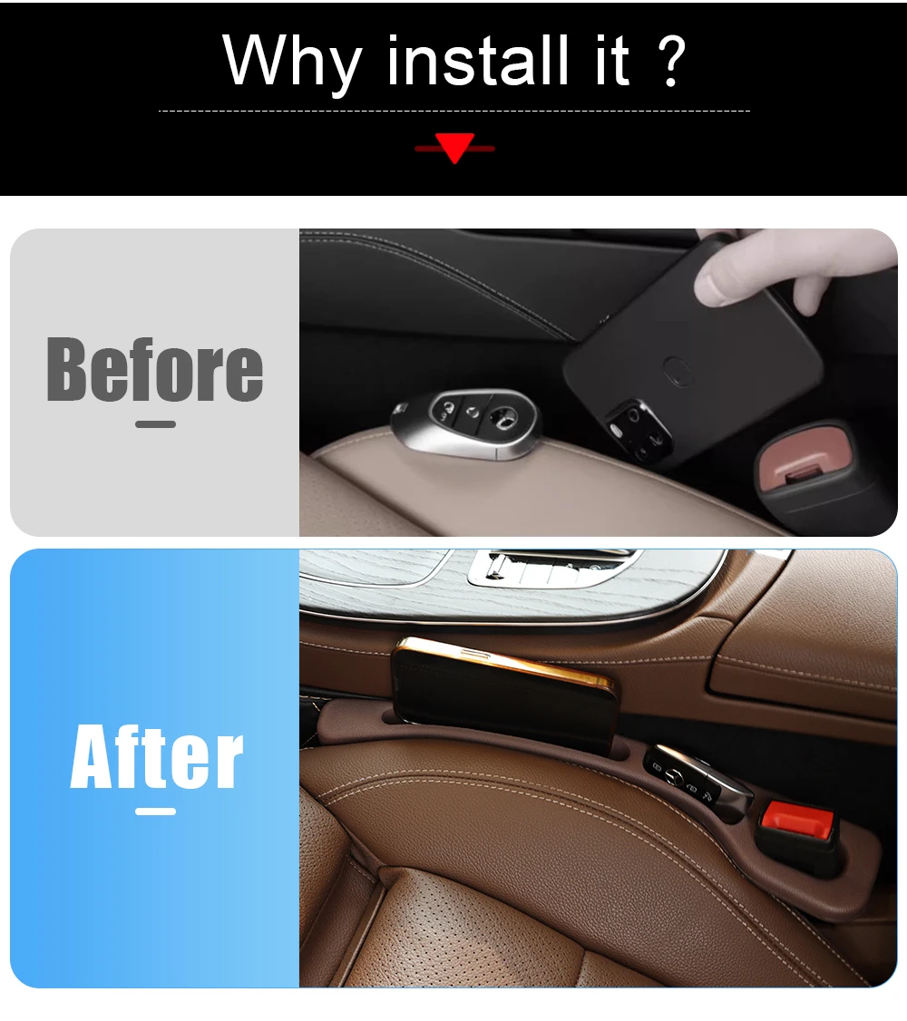 BMW seat gap filler