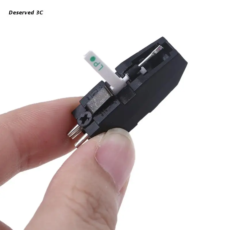 Turntable +line Replacement BP2ATC-with Double Sided Red and Blue Diamond Tip for Vinyl LP/78 RPM Recorder