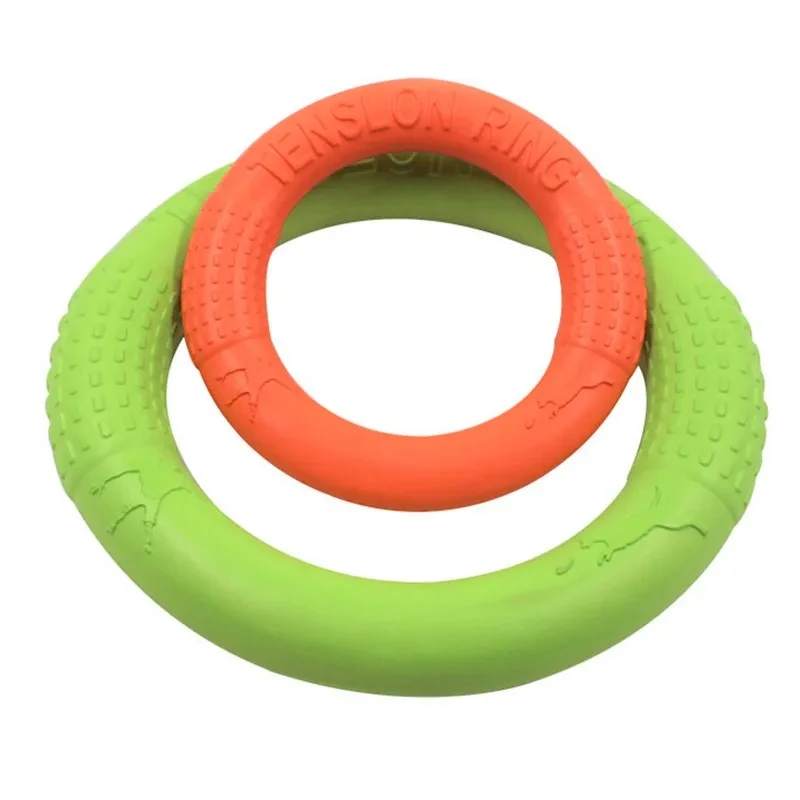 Floating Water Dog Toys Pet Flying Disk Training Ring Interactive Toy Puller Resistant Aggressive Chewing for Small Medium Dogs 4