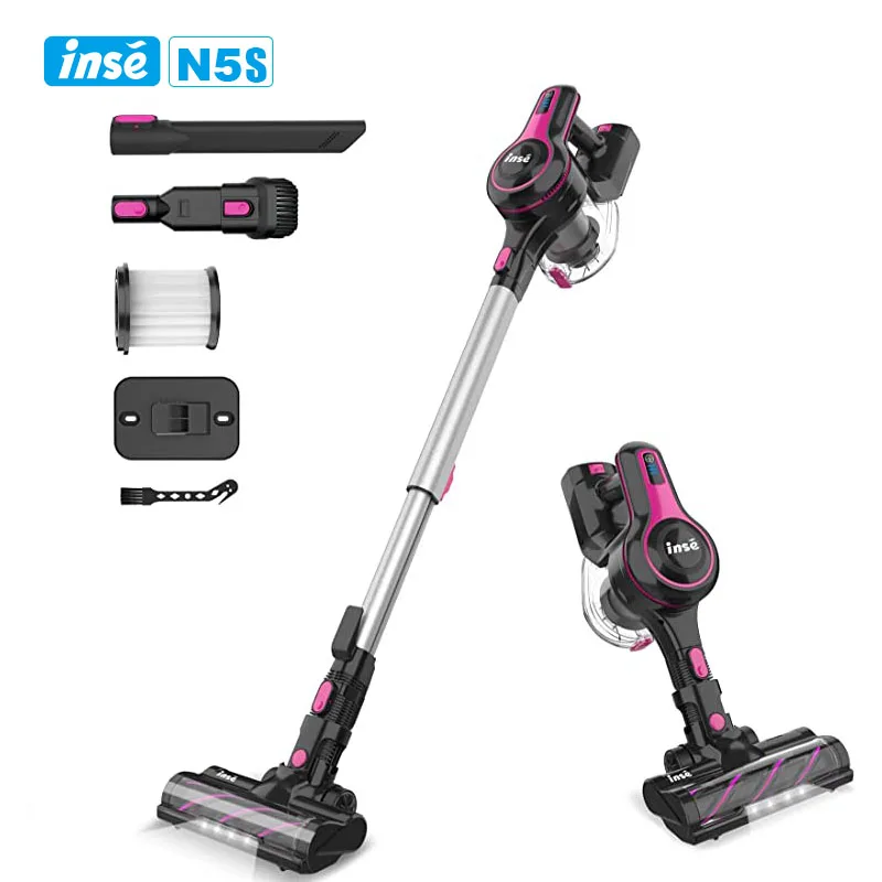 Atualizado-inse-n5s-aspirador-sem-fio-12kpa-145w-motor-sem-escova-vara ...