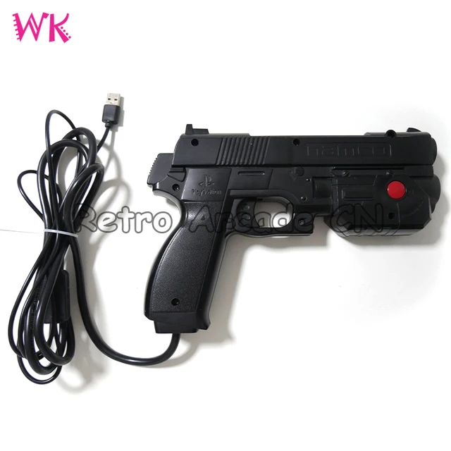 Time Crisis 1 PS1 Light Gun Modified To USB Light Game Used For PC With LED  Sensor Arcade Game DIY Parts - AliExpress