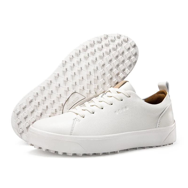 Description Picture 6 of itemProfessional Golf Shoes for Men and Women Outdoor Leather Sneakers for Male and Female Golfers Black Brown Fashion Soft