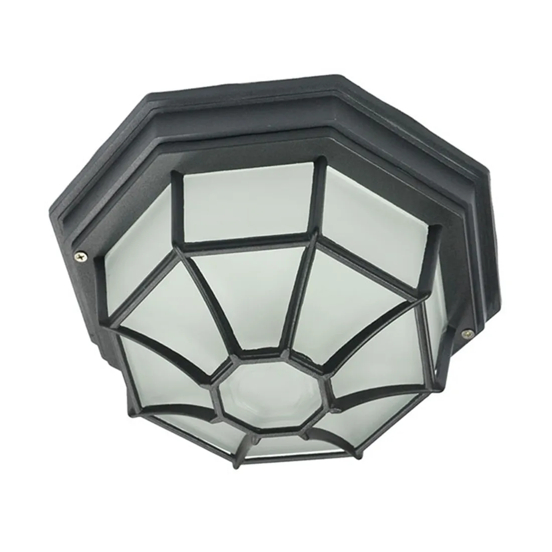 Antique Black Bronze Outdoor Ceiling Light E27 Flush Mount Lamp for Outdoor Pathway Walkway Balcony Lighting 220v 12 inch dimmable led flush mount ceiling lamp wide beam angle even light high light transmittance for living workspace