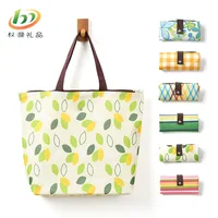 Hand-Carrying Oxford Cloth Shopping Bag Can Make Logo600d Waterproof and Foldable Portable Advertising Oxford Fabric Bag 1
