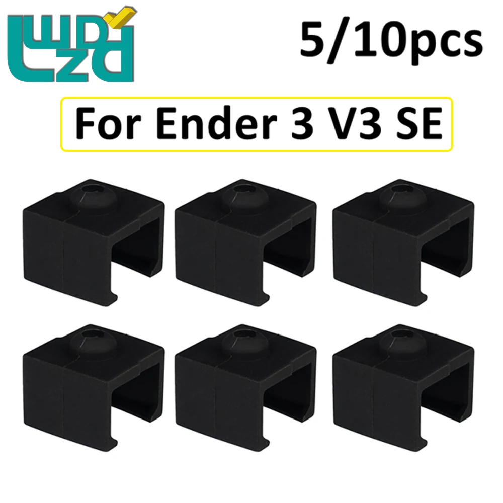 

5/10PCS Silicone Socks For Ender 3 V3 SE Heating Block Cover Hotend Heat Insulation Case For Creality Ender3-V3 SE