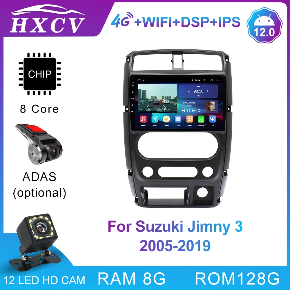 

Автомагнитола L6PRO Qled, 2 Din, Android 11,0, мультимедийный видеоплеер для Suzuki Jimny 3 2005-2019, GPS-навигатор Carplay Auto