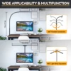 Double Head LED Desk Lamps Led Computer Monitor Light Stepless Dimmable USB Table Lamp for Office Study Reading Lighting Fixture 5