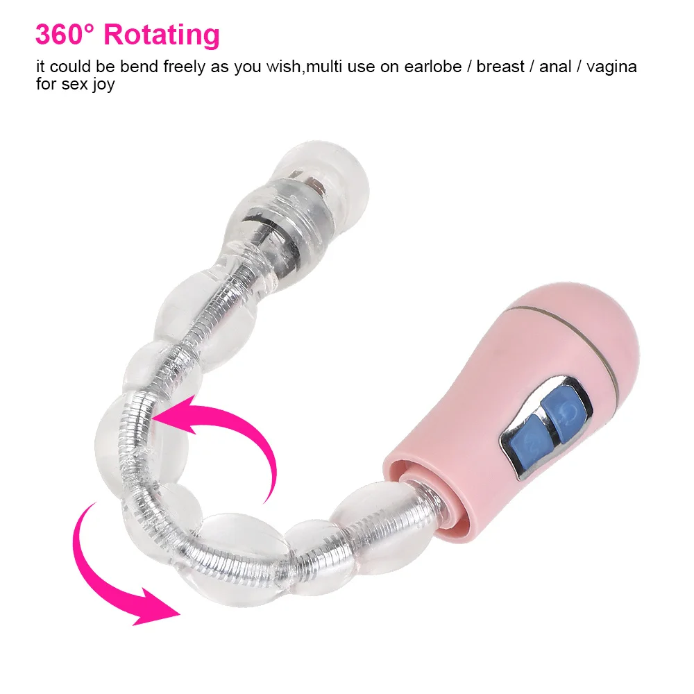 Flexibler Analperlenvibrator Für G-punkt Massage Aus Silikon_voghion.com