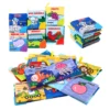 Baby Soft Cloth Books Baby Intelligence Development Learning Book with Teether Rustle Sound Cognition Educational Toys for Baby 1