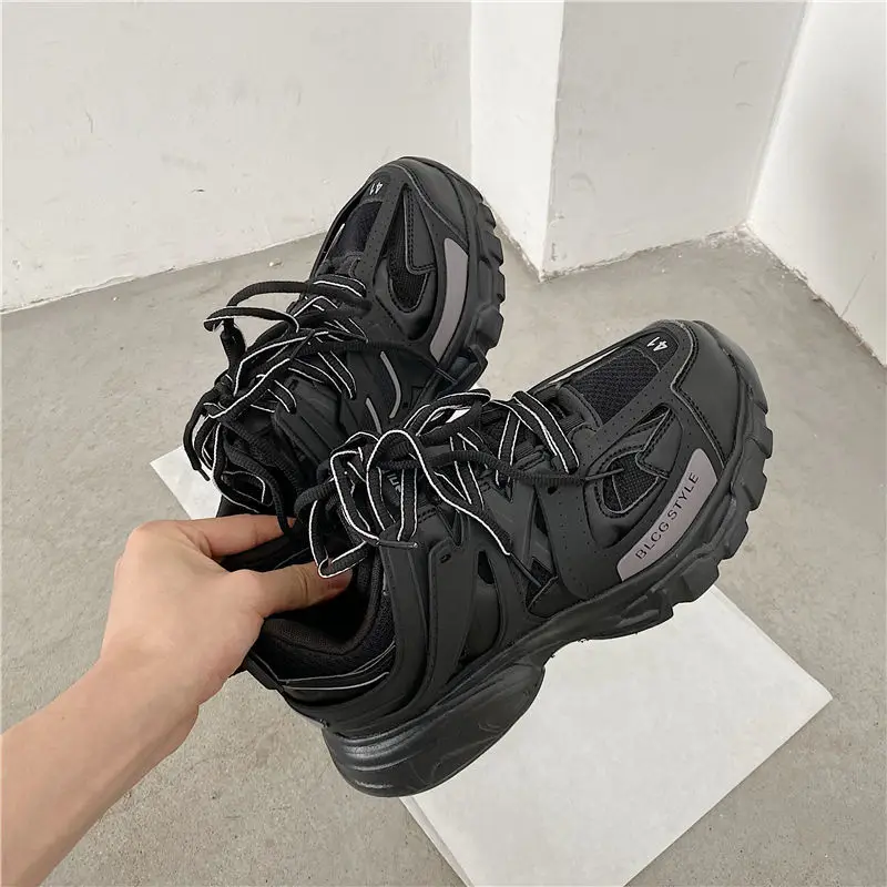 Fashion Women's Tennis Trend Sneakers Chunky Casual Sports Shoes Thick Bottom Flats Walking Shoes Women Men women shoes casual shoes women sneakers men sneakers women flats
