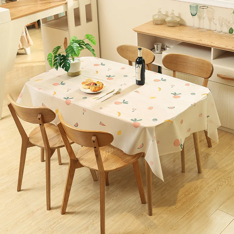 

Small Fresh Floral Pattern Tablecloth Waterproof and Oil Resistant Household Coffee Table TV Cabinet Dustproof Tablecloth