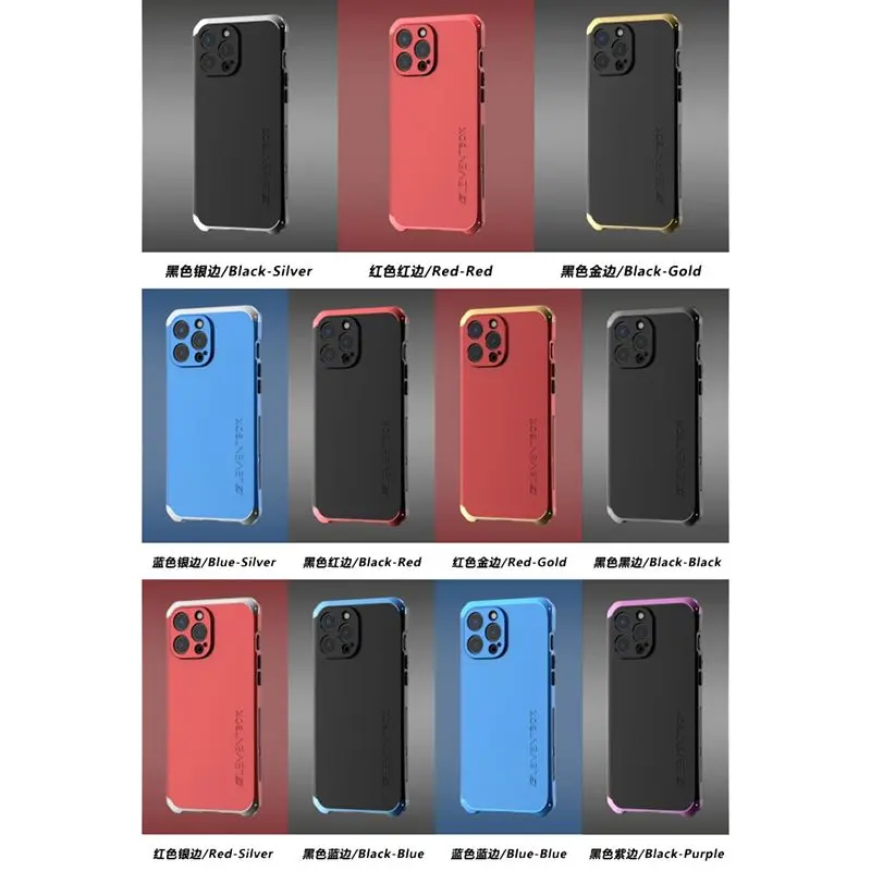Dropshipping 360 Antifall Metal Frame PC Case For Huawei Mate 60 50 40 P50 P60 Pro Nova 12 11 10 9 Pro 8 SE CASE CProtect Cover