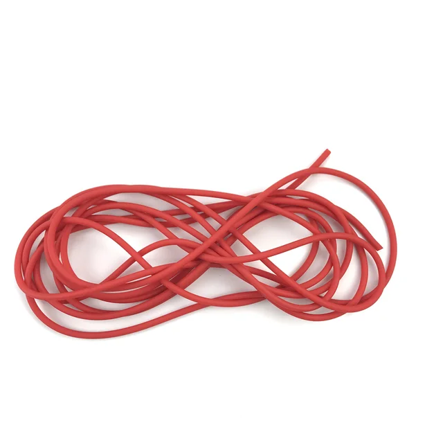 Tubo Elastico In Lattice Naturale Per Fionda O Catapulta - Ricambio Rosso Ad Alta Elasticit&agrave;