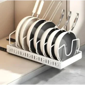 Pull-Out Pot Organizer Rack 1