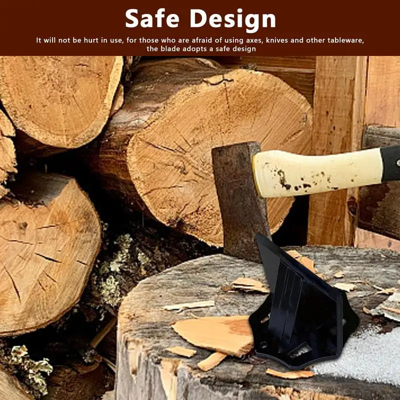 Ręczne narzędzie do rozłupywania rozłupywarka do dużego, małego drewna opałowego, przenośne narzędzie do cięcia drewna o wysokiej zawartości stali węglowej