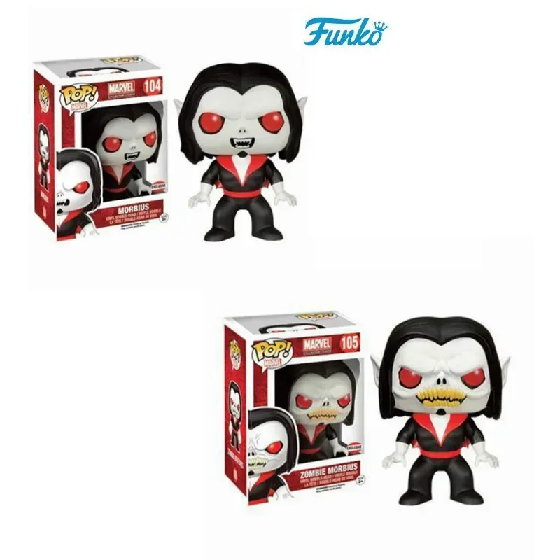thumbnail image 2 of Funko Pop Marvels MORBIUS104# ZOMBIE MORBIUS105# Muñecas de vinilo Figuras de acción Modelo coleccionable Juguetes para niños Regalo de cumpleaños, 2 of 5
