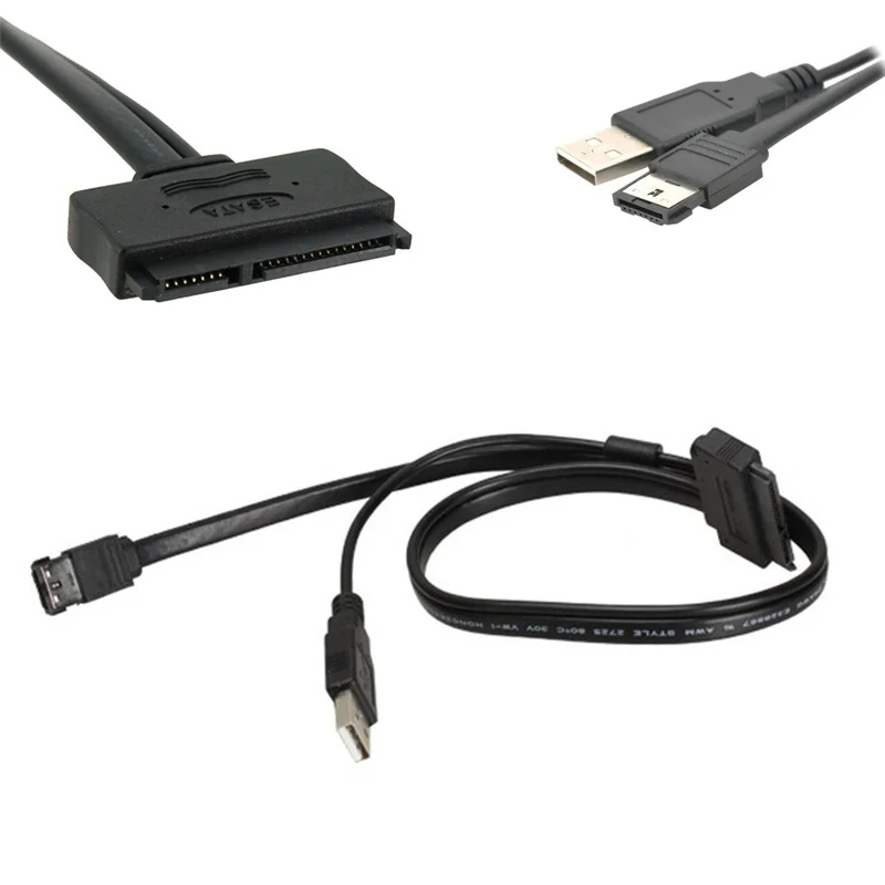 SATA 22pin na energie ESATA kabel rozbočovač USB energie drát konvertor 2.5inch SATA 7+15pin natvrdo kotouč na esata rozšířit šňůra adaptér