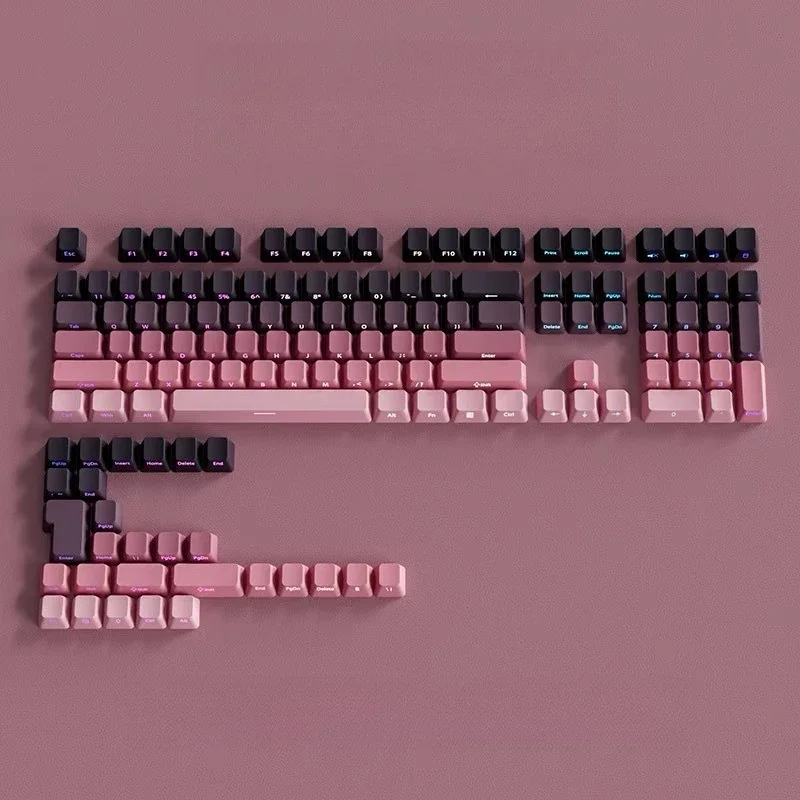 Vibrant Gradient PBT Keycaps