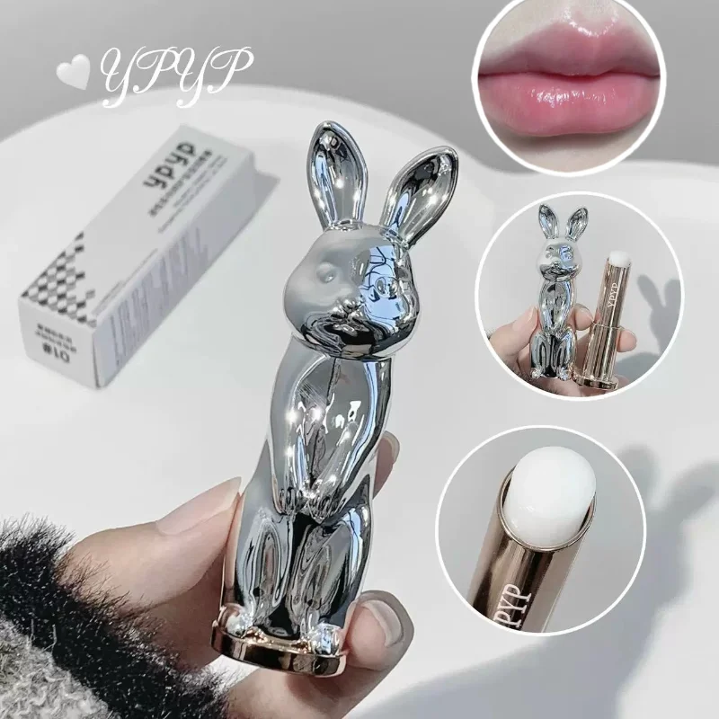 Naughty Rabbit Lipstick Lip Base Before Moisturizing Makeup Anti Cracking Korean Original Cosmetics Colorless Fragrance Lipstick 3