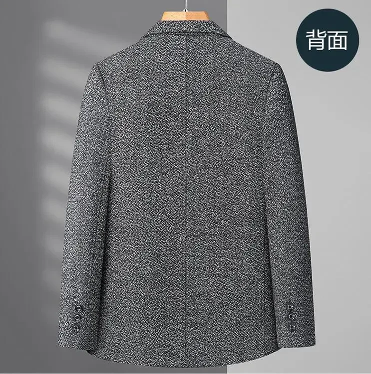 초대형 남성 정장 재킷 봄 가을 비즈니스 플러스 대형 루즈 슈트 캐주얼 탑 남성 블레이저 8XL 7XL 6XL