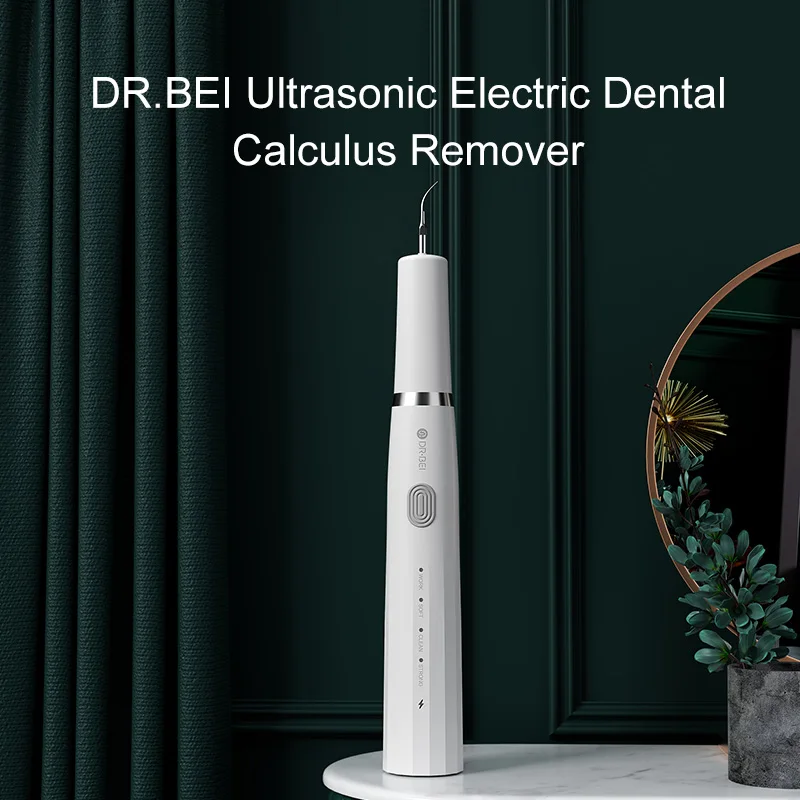DR.BEI YC2 Electric Tooth Calculus Remover Tooth Stains Tartar Dentist Teeth Whiten Oral Hygiene Clean Ultrasonic Dental Scaler