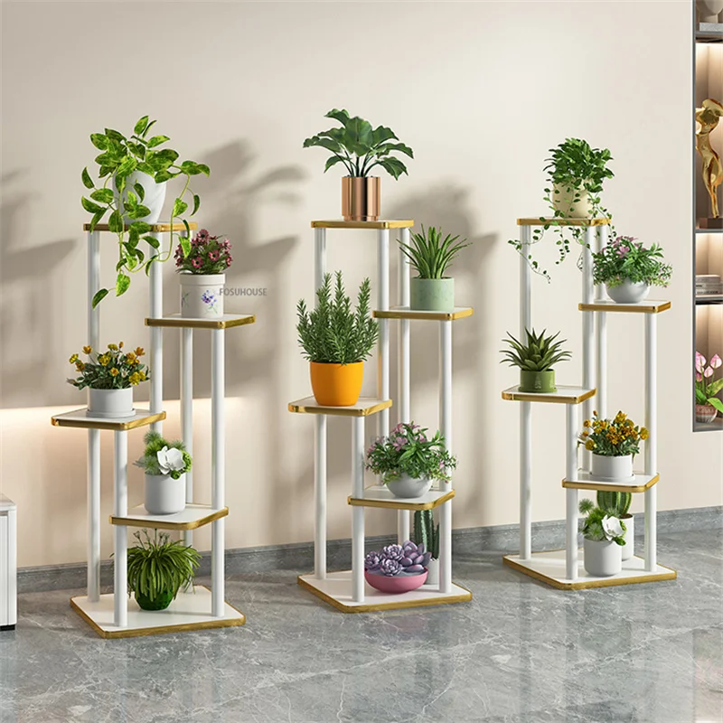 Modern-Simple-Plant-Stand-for-Flowers-Indoor-Living-Room-Pothos-Flower ...