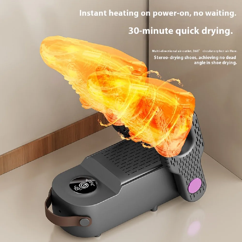 HOMEFISH Automatic Timing Shoe Dryer Deodorizing Household Shoe Drying Device New Model for Footwear Care 3