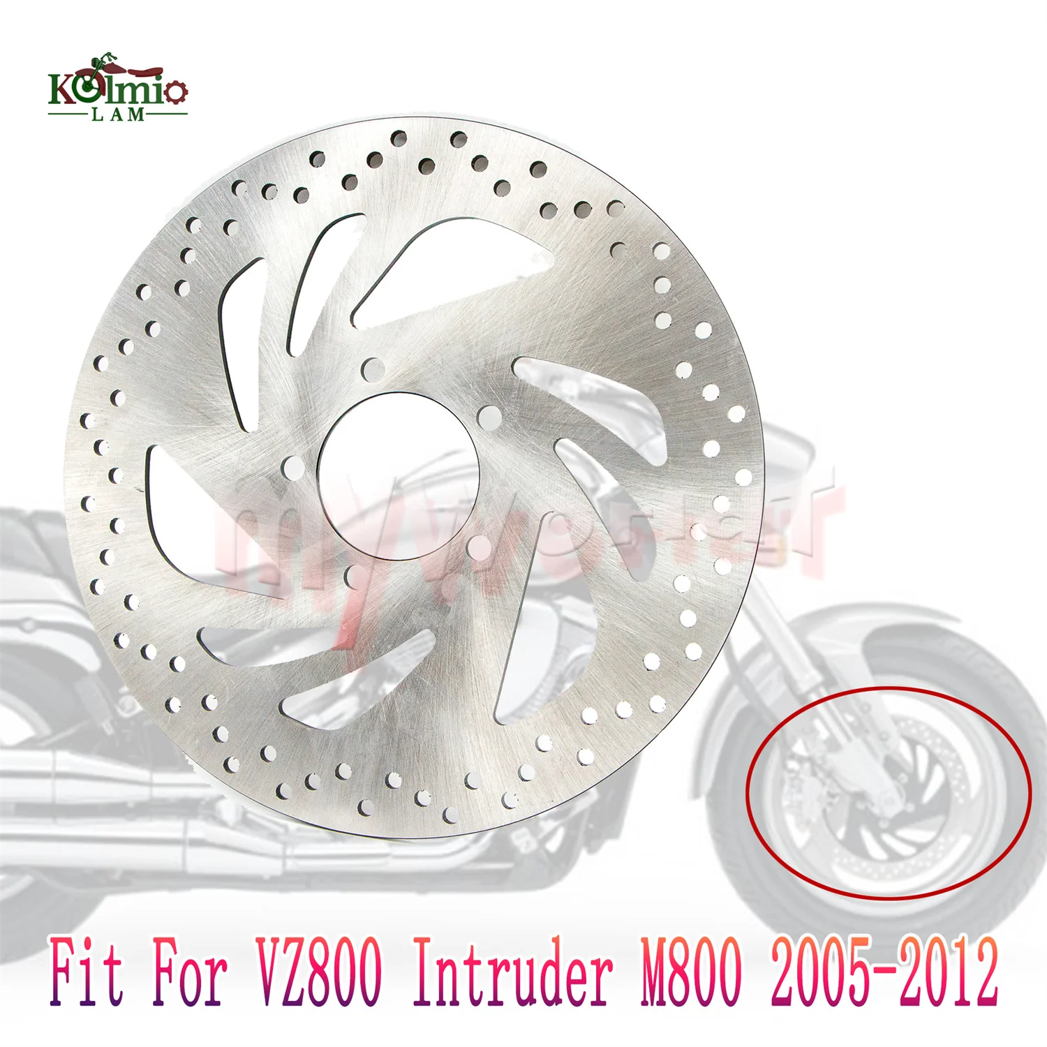 Motorcycle Floating Front Brake Disc Rotor Fit For Suzuki VZ800 Intruder M800 K5 K9 2005 2012 VZ 800 2006 2007 2008 2009
