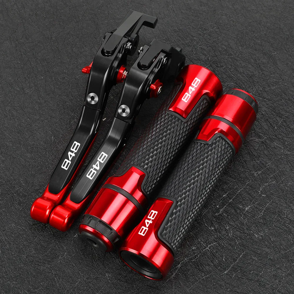 

848/EVO FOR DUCATI 848 EVO 2007-2013 Motorcycle Folding Extendable Adjustable Brake Clutch Levers Handlebar Hand Grips Ends