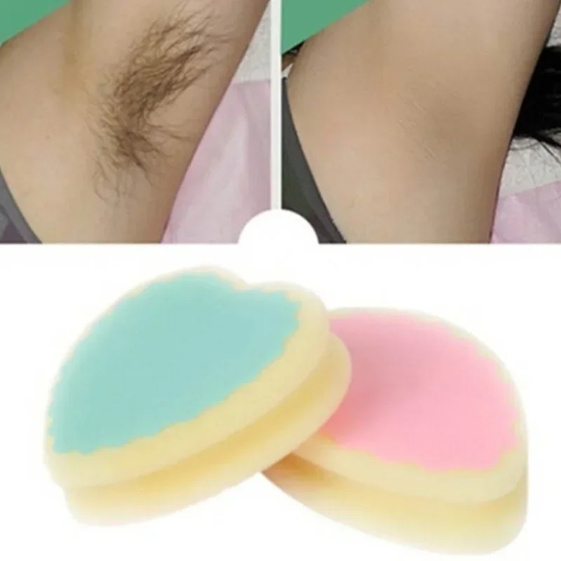Magic Painless Hair Removal Sponge Pad Epilator Random Colors hair removal wax