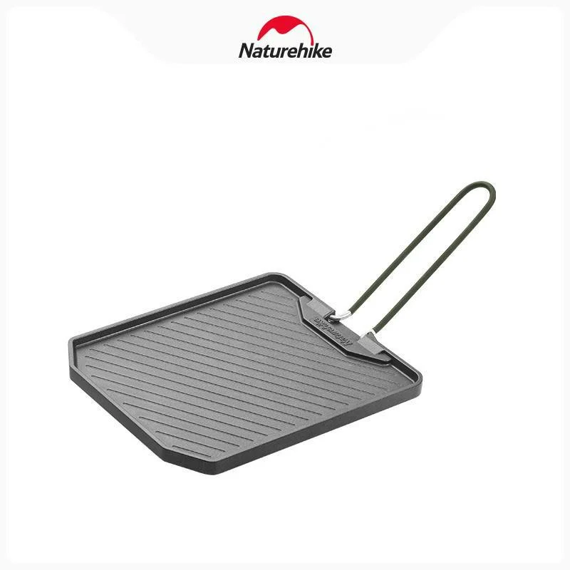 Naturehike New Non Stick Frying Pan Outdoor Camping Barbecue Plate Cassette Oven Barbecue Plate
