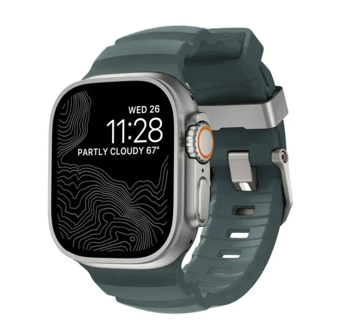 Premium 2-in-1 Metal Alloy Case with Silicone Strap