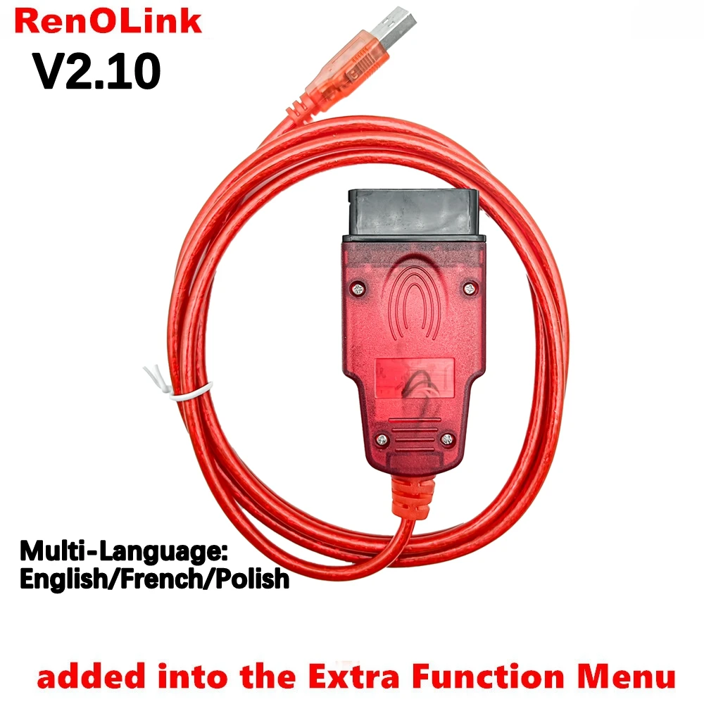 Neues Renolink V2.10 OBD2 ECU-Programmiergerät ECU-Schlüsselcodierung ECM Reno Link Äußerst Praktisch für Renault OBDII Auto-Diagnosegerät – Detail 15