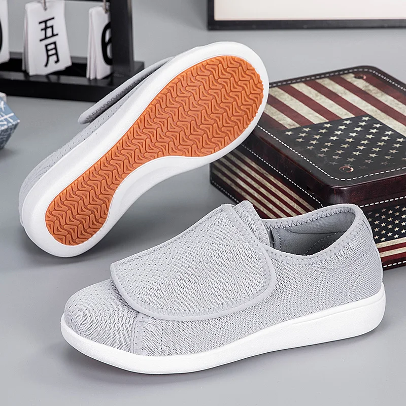 Anti-slip Diabetic Shoes Swollen Feet Men Women Wide Shoes For Special Fat Foot Hallux Valgus Bunion Medical Rehabilitation 2