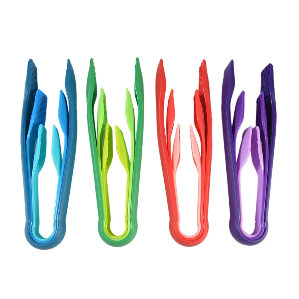 3Pcs Plastic Kitchen Tongs Serving Cooking Tongs for Barbecue Cooking Salad Grilling Frying Kitchen Utensils Utensils