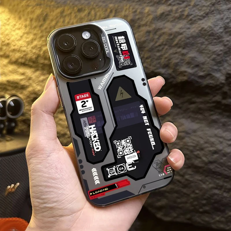 Mecha-Style Graffiti Phone Case Cover