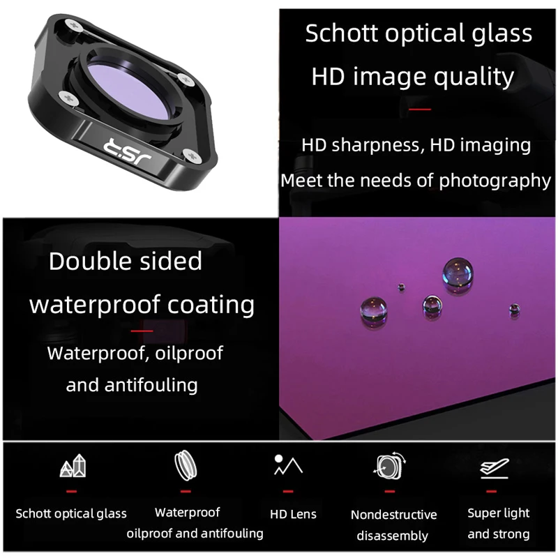 Gopro-Lens Protector Set para Mergulho Noturno, Eyefish