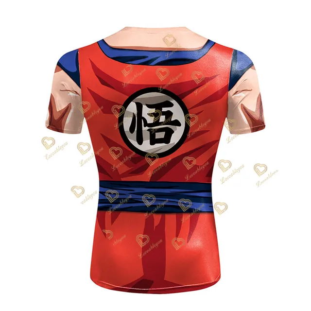 Anime Dragon-ball Tshirt Men T-shirt Men Women Compression Shirt Goku Printed Top Tshirt Unisex Gym Sport Shirt Tops Tees